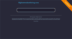 Desktop Screenshot of flightattendanthiring.com